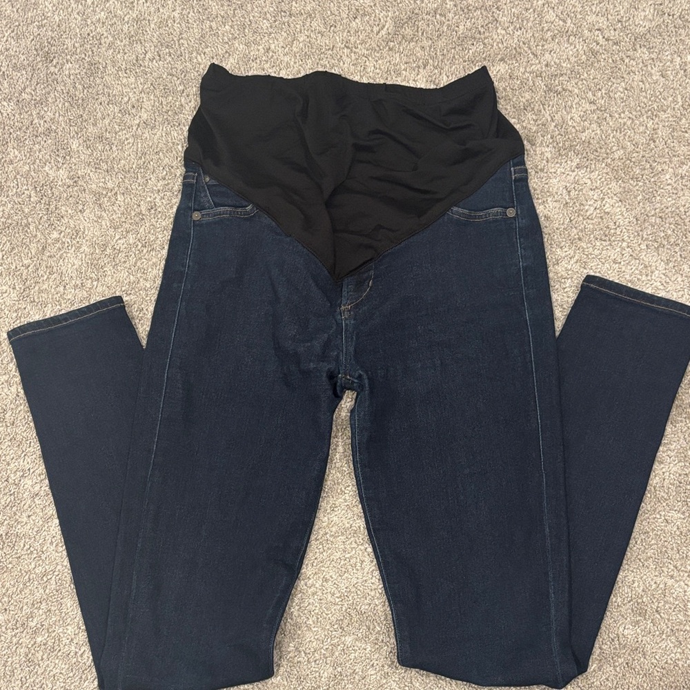 Citizens Of Humanity Dark Blue Maternity Jeggings